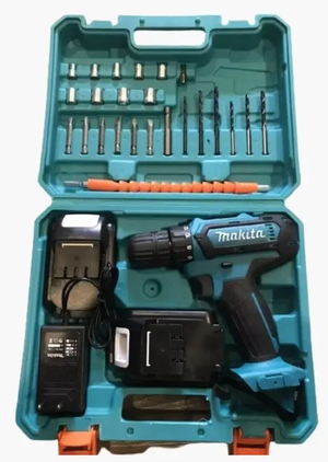 Шурупокрут Makita 331 DWE (24 V, 5.0 AH) з набором інструментів, запасний акумулятор